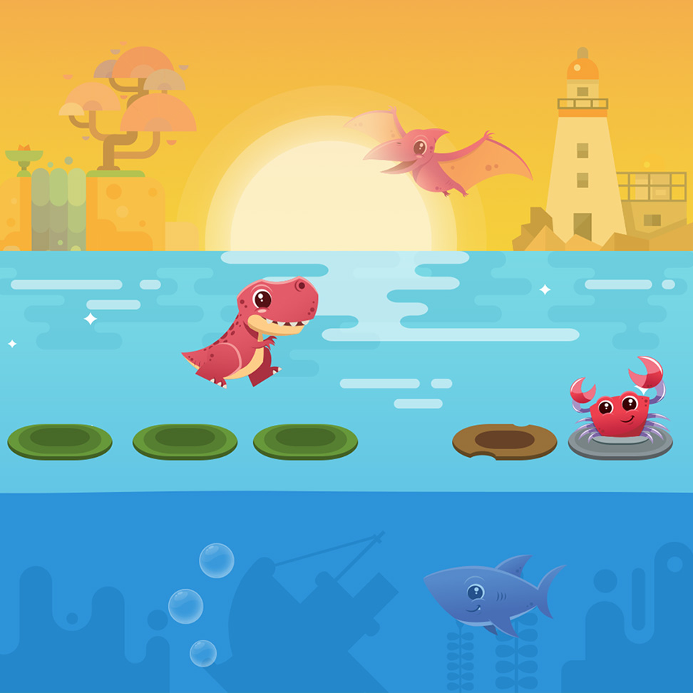 Dino Mini Games – jigsaw puzzle
